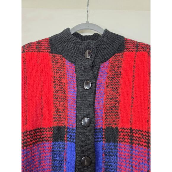 Vintage Deadstock Carducci Sweater Cardigan Chunky Cozy Holiday Women's Large - Picture 4 of 14